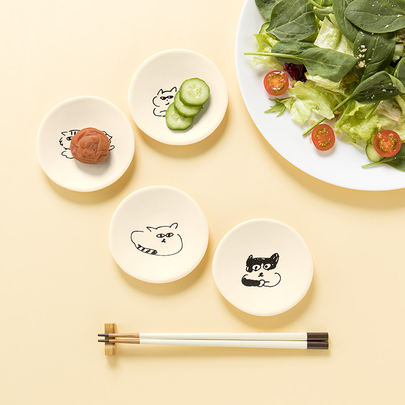 ねこの豆皿 Maru いろはショップオンライン