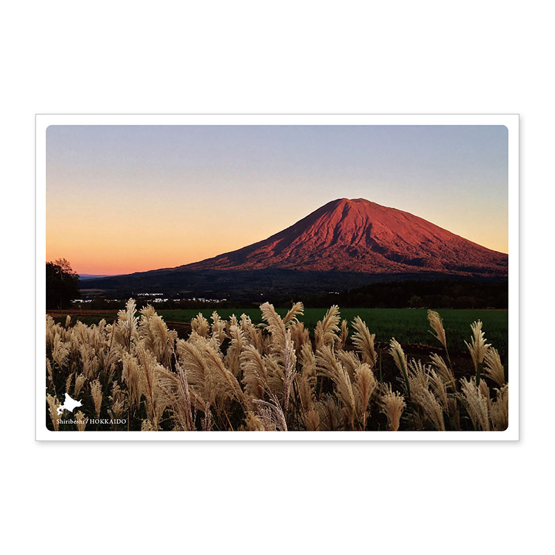 日本の絶景ポストカード 秋 羊蹄山 北海道 いろはショップオンライン