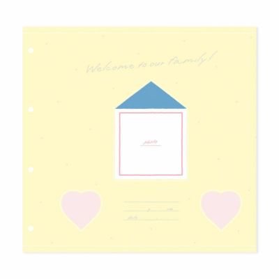 Home バインダーアルバム デザインシート【Welcome to our family】