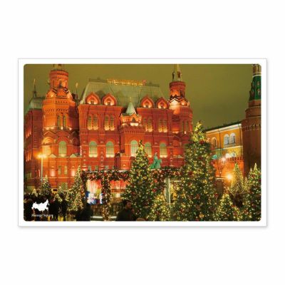 世界の絶景ポストカード~世界のクリスマス~　 マネージ広場のクリスマスマーケット/ロシア
