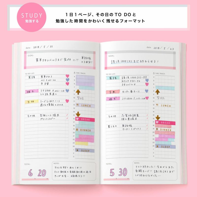 ポイント10倍 Iroha Shop限定 スタディプランナー 手帳 シールセット いろはショップオンライン
