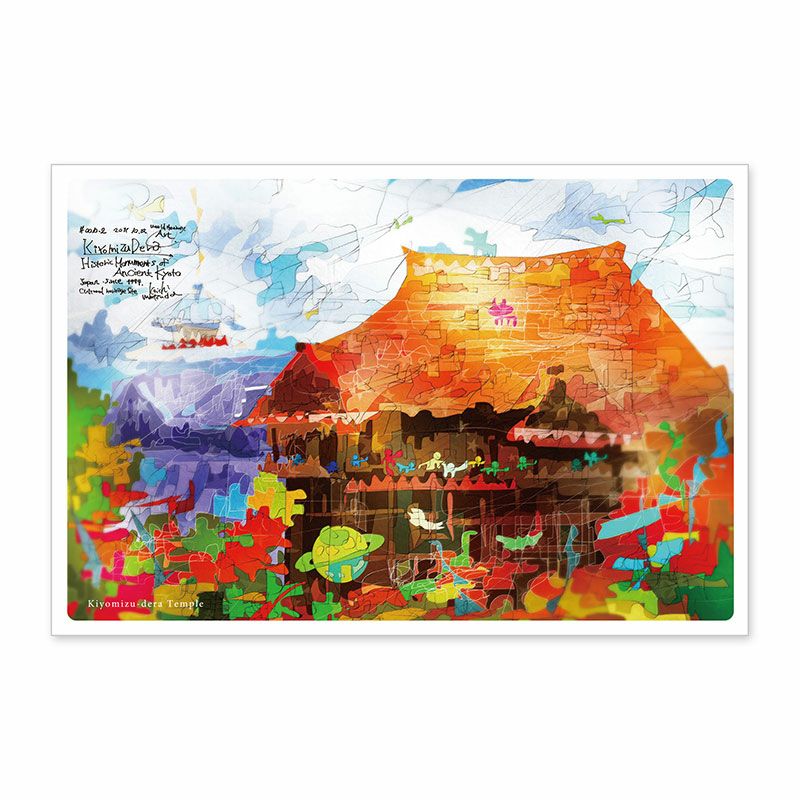 世界遺産アートポストカード 清水寺/京都府 | いろはショップ 
