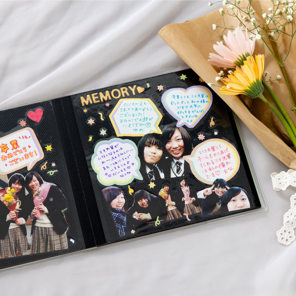 3冊までメール便可 4you カラーアルバム 寄せ書き 部活 誕生日 いろはショップオンライン