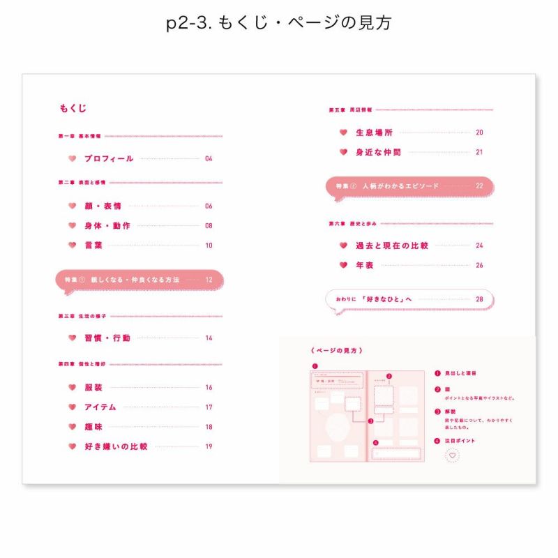 present book 好きなひと図鑑 | いろはショップオンライン