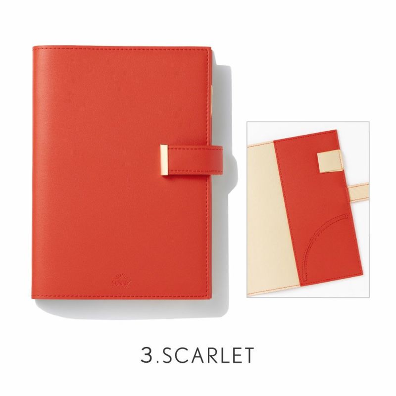 SUNNY フリーデイリー手帳 トラッドカバー《2026年/4月始/B6サイズ