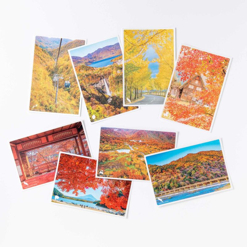 日本の絶景ポストカード ～秋～ 精進湖/山梨 いろはショップオンライン