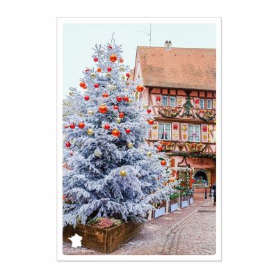 世界の絶景ポストカード~世界のクリスマス~　コルマールの街角/フランス