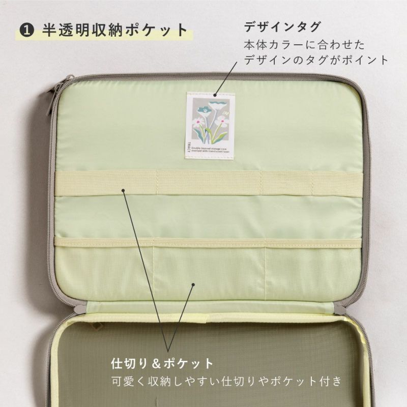 TRACY_LAP_TOP_CASE_GTRL-01_ﾊﾟｰﾙｸﾞﾚｰ