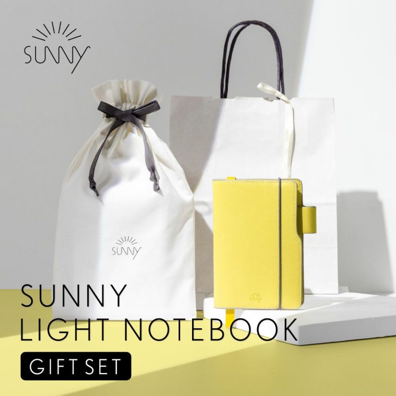 SUNNY_LIGHT_NOTEBOOK_SUNNY_GIFT_BAG_2点セット