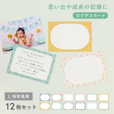 大容量アルバムシリーズ 【ログデコカード】L判写真用