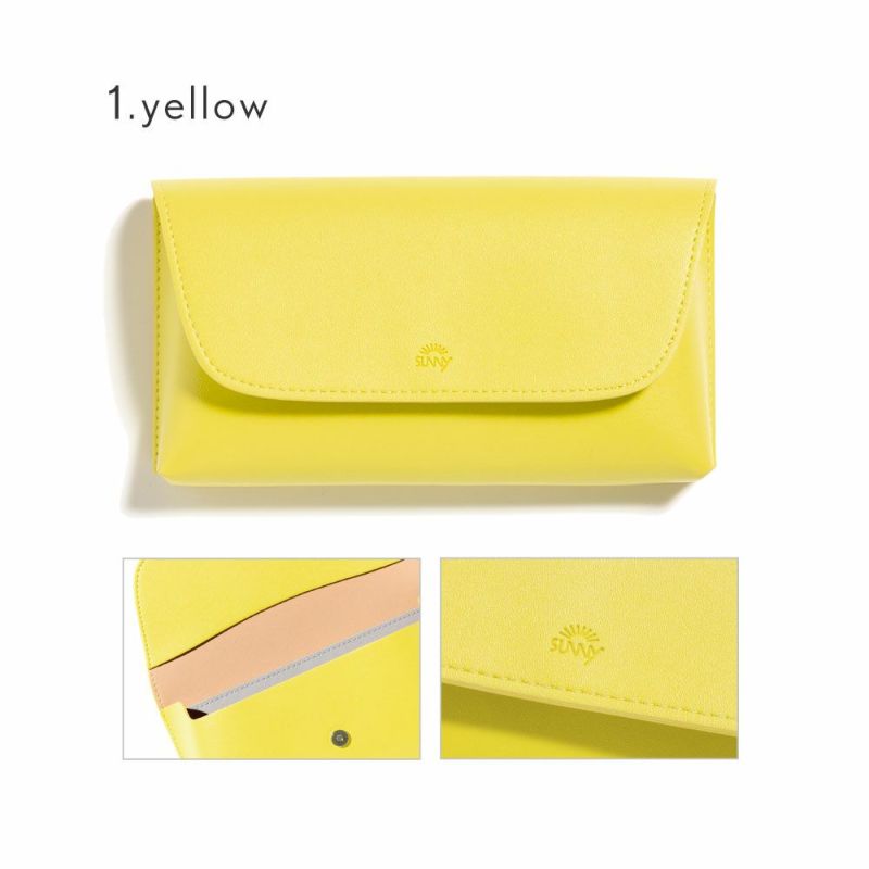 SUNNY_FLAT_PEN_POUCH(L)_yellow