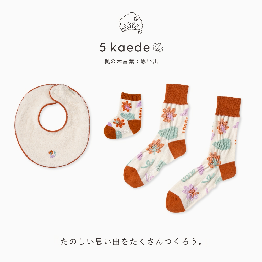 FAPIEDファミリーソックス+スタイセット（7-10cm,23-25cm,25-27cm）