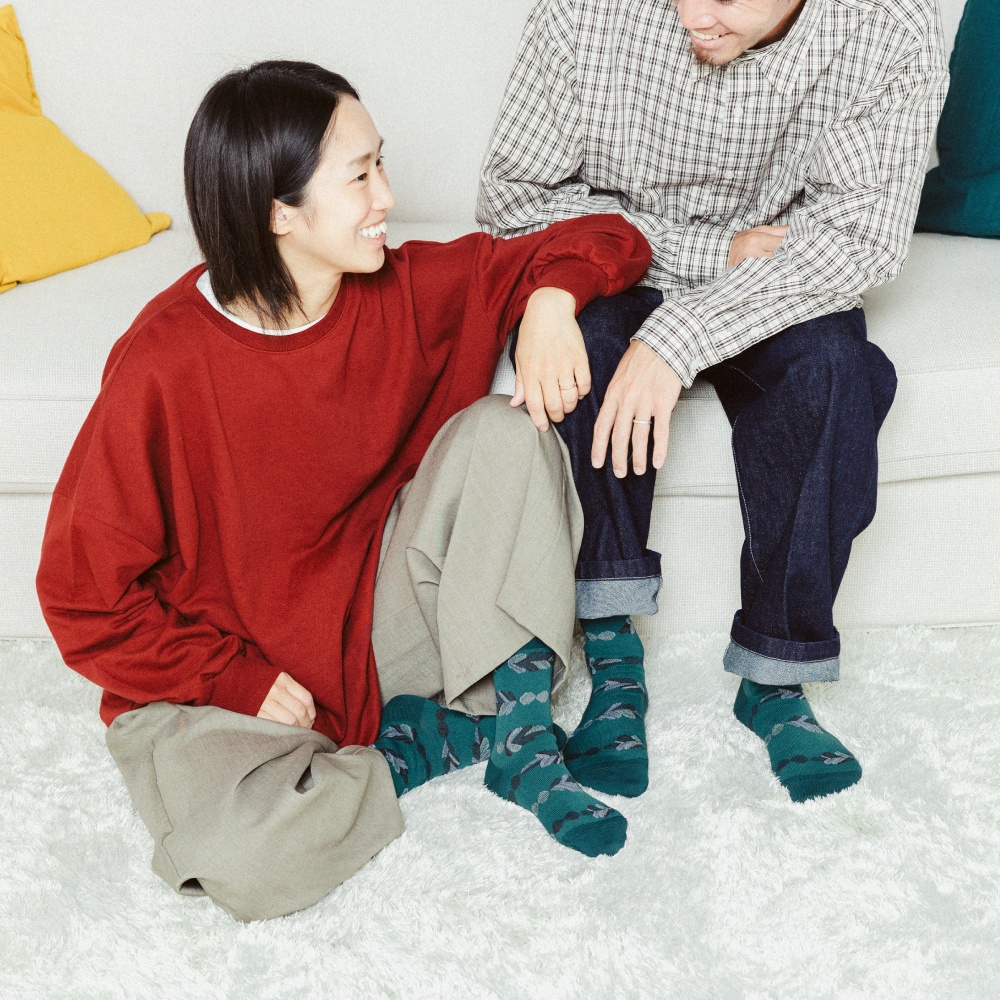 FAPIED_ペアソックスセット（23-25cm,25-27cm）