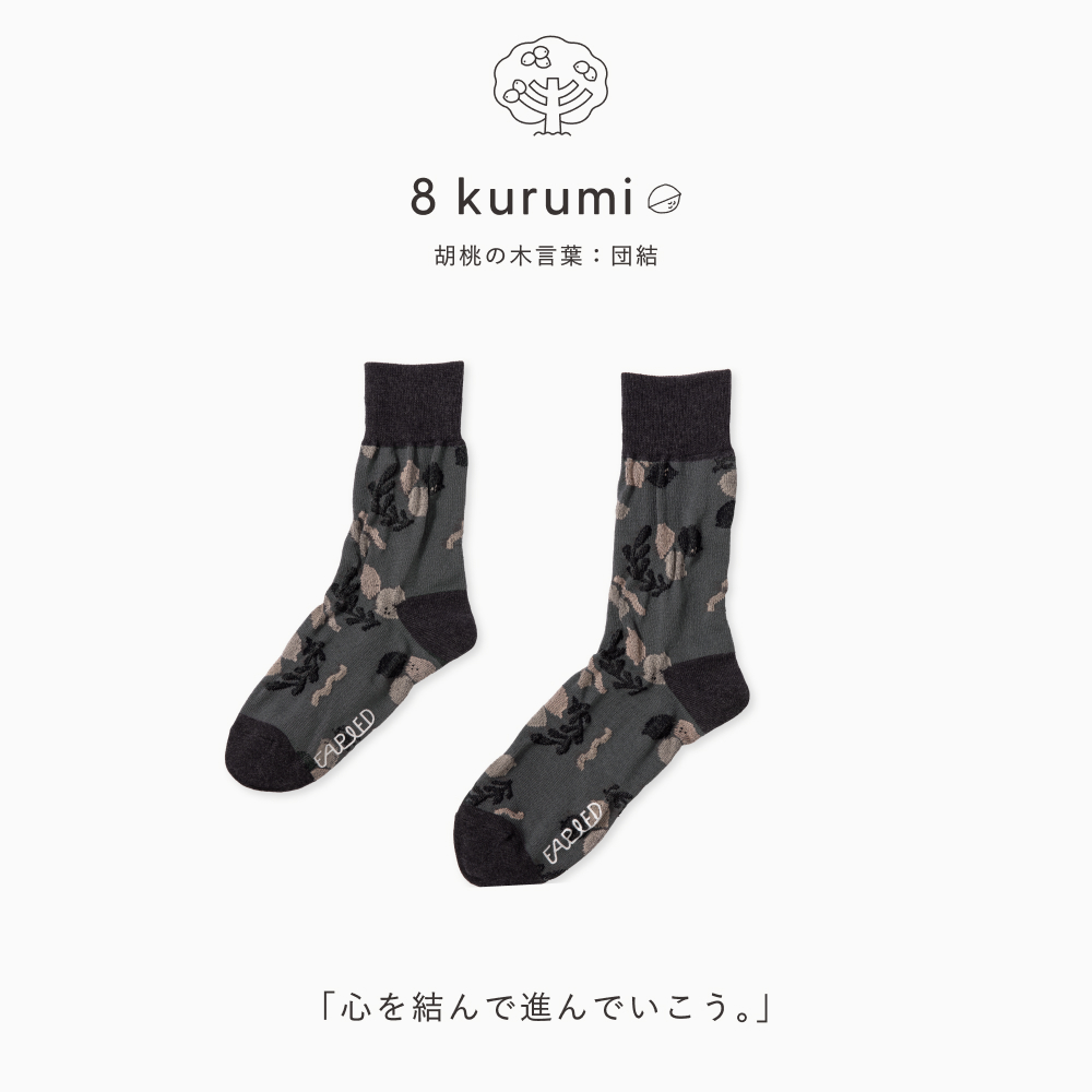 FAPIED_ペアソックスセット（23-25cm,25-27cm）